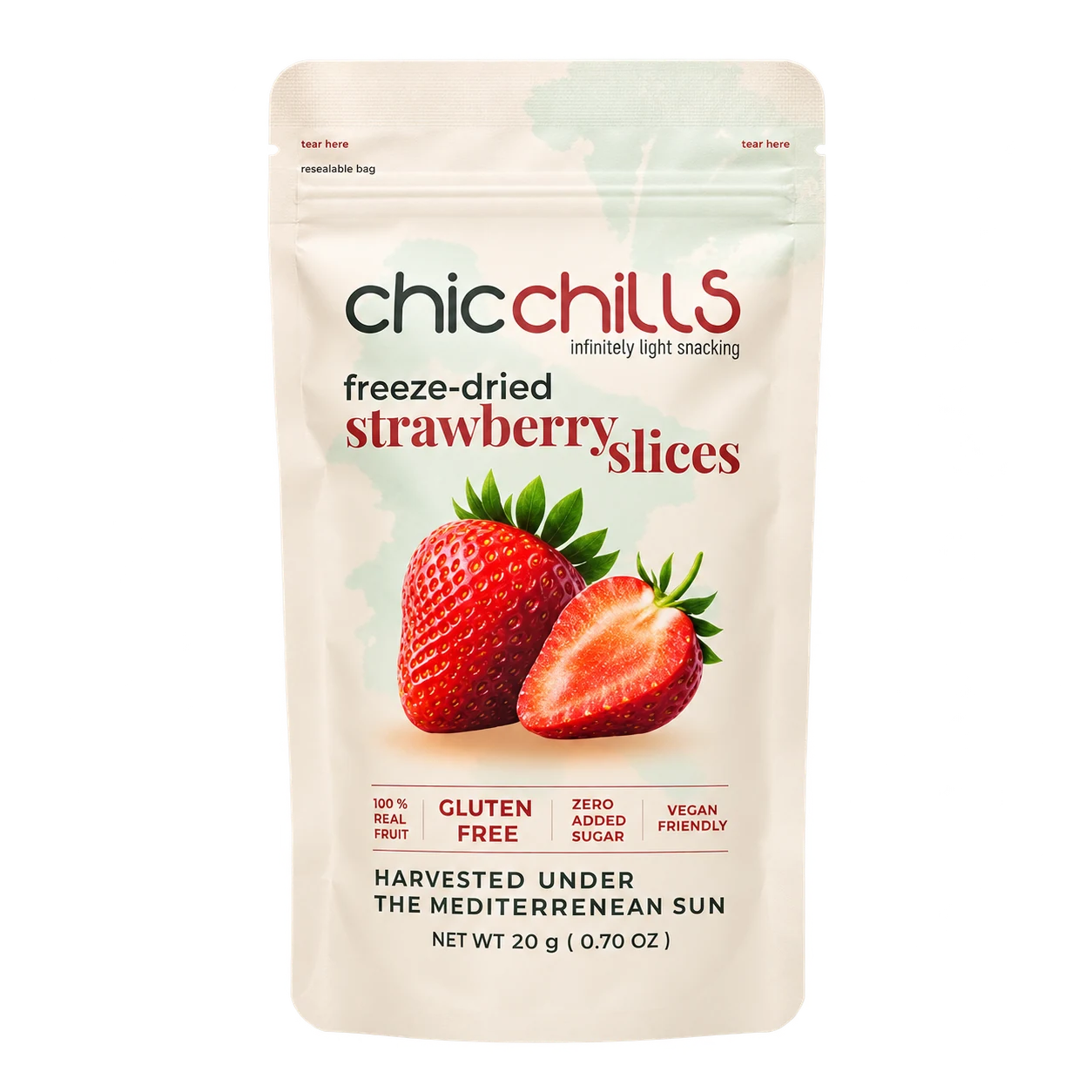 Chic Chills Strawberry packaging